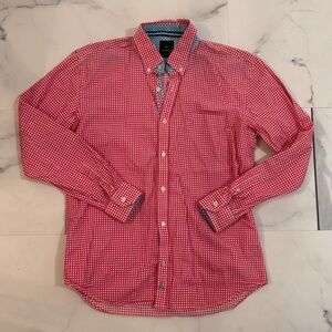 🦩TailorByrd🦩Pink Gingham Button-Down Shirt
